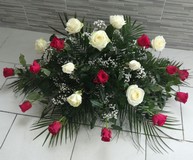 Kytice rostl� - kombinace �lut�ch r��� a lili�