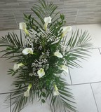 Kytice rostl� z b�l�ch karafi�t�